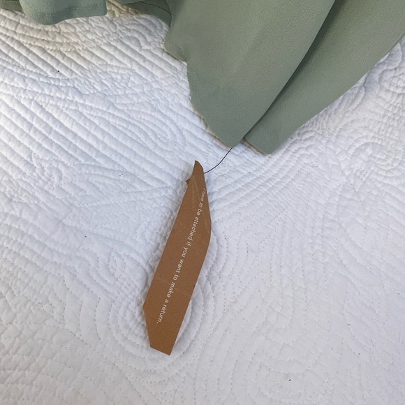 Reformation Winslow Elegant Green Wrap Dress Size Medium - Picture 11 of 14